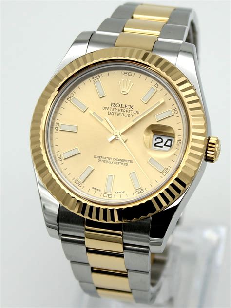 rolex datejust yellow gold champagne dial|rolex datejust champagne dial 41mm.